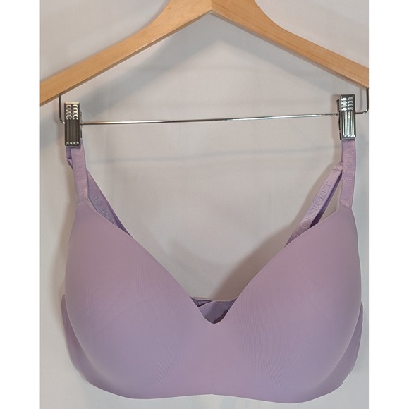 Victoria's Secret Other - Victoria's Secret T-Shirt Bra Lightly Lined Wireless Purple 38DD Convertible
